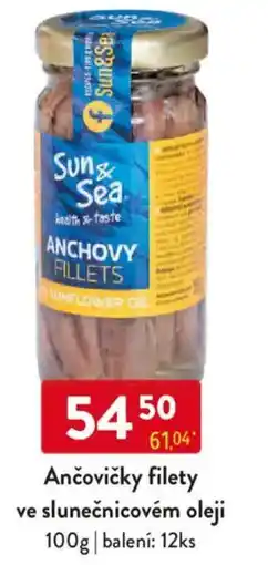 Qanto Ančovičky filety ve slunečnicovém oleji nabídka