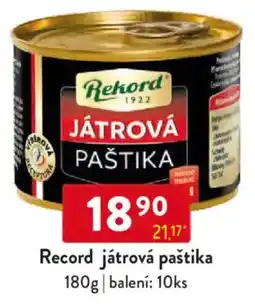 Qanto Rekord játrová paštika nabídka