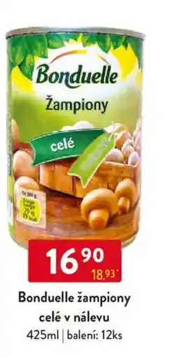 Qanto Bonduelle žampiony celé v nálevu nabídka