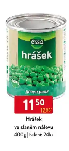 Qanto Essa Hrášek ve slaném nálevu nabídka