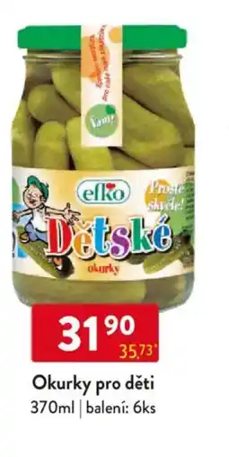 Qanto Efko Okurky pro děti nabídka