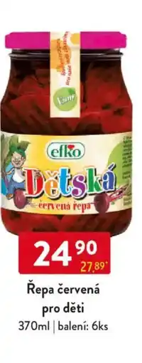 Qanto Efko Řepa červená pro děti nabídka