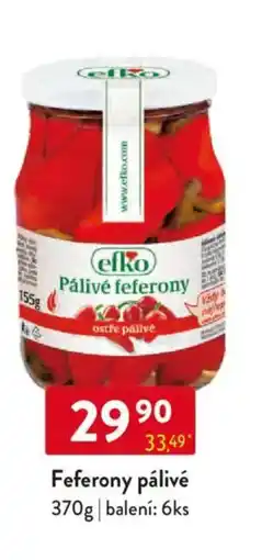 Qanto Efko Feferony pálivé nabídka