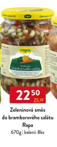 Qanto Zeleninová směs do bramborového salátu Rapa nabídka