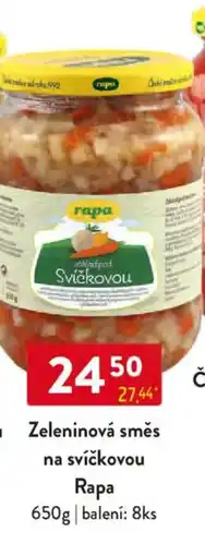 Qanto Zeleninová směs na svíčkovou Rapa nabídka