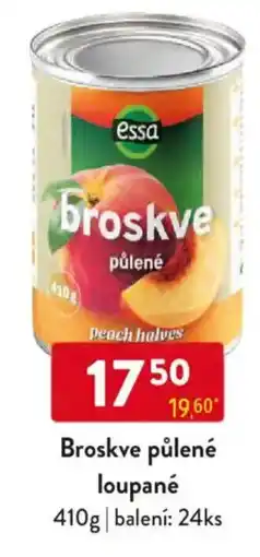 Qanto Essa Broskve půlené loupané nabídka
