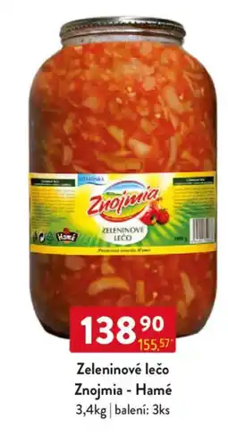 Qanto Zeleninové lečo Znojmia - Hamé nabídka