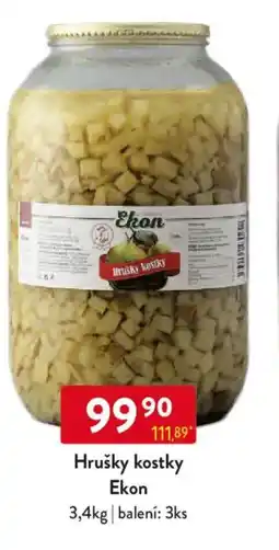 Qanto Hrušky kostky Ekon nabídka