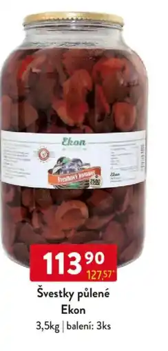 Qanto Švestky půlené Ekon nabídka