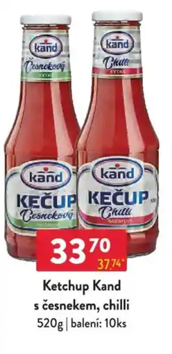 Qanto Ketchup Kand s česnekem, chilli nabídka