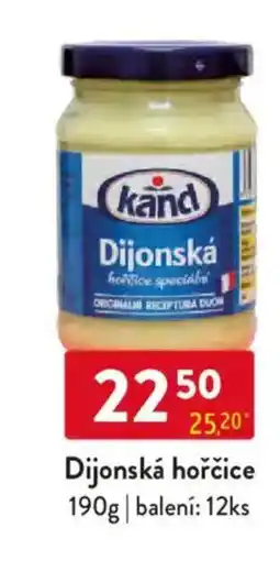 Qanto Kand Dijonská hořčice nabídka