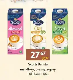 Qanto Scotti Barista mandlový, ovesný, sojový nabídka