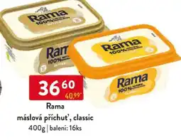 Qanto Rama máslová příchuť', classic nabídka