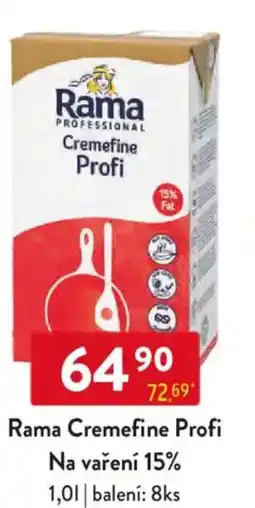 Qanto Rama Cremefine Profi Na vaření 15% nabídka