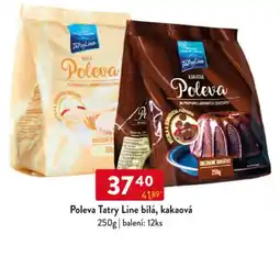 Qanto Poleva Tatry Line bílá, kakaová nabídka