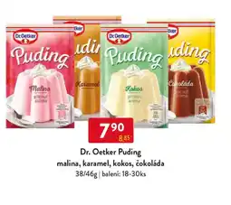 Qanto Dr. Oetker Puding malina, karamel, kokos, čokoláda nabídka
