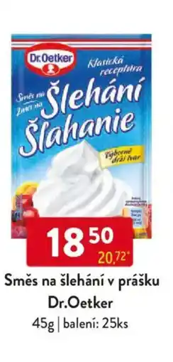 Qanto Dr. Oetker Směs na šlehání v prášku nabídka