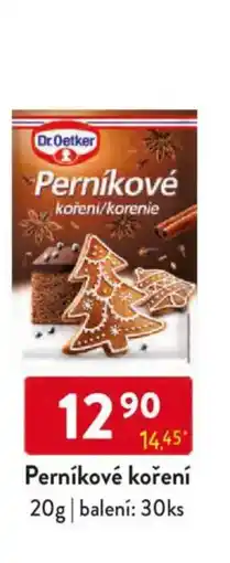 Qanto Dr. Oetker Perníkové koření nabídka