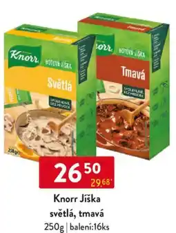 Qanto Knorr Jíška světlá, tmavá nabídka