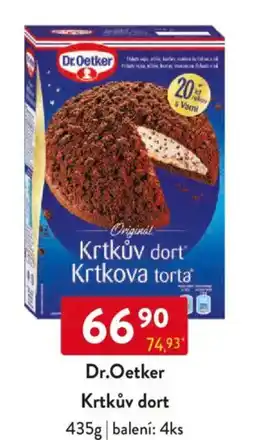 Qanto Dr. Oetker Krtkův dort nabídka