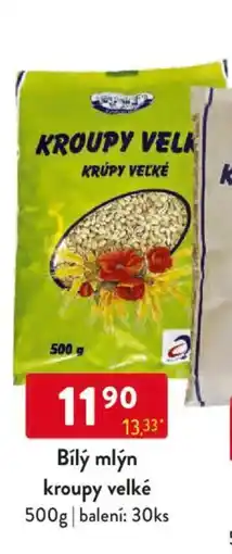 Qanto Bílý mlýn kroupy velké nabídka