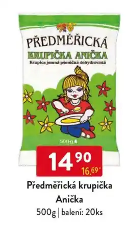Qanto Předměřická krupička Anička nabídka