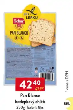 Qanto Schär Pan Blanco bezlepkový chléb nabídka