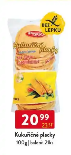 Qanto Kukuřičné placky nabídka