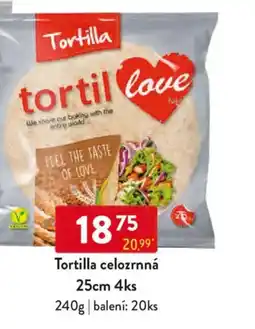 Qanto Tortilla celozrnná 25cm 4ks nabídka
