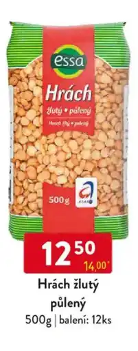 Qanto Essa Hrách žlutý půlený nabídka