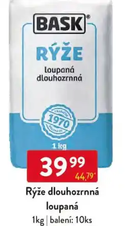 Qanto Bask Rýže dlouhozrnná loupaná nabídka