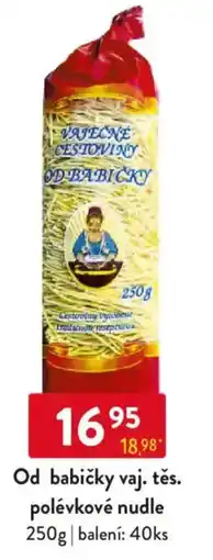 Qanto Od babičky vaj. těs. polévkové nudle nabídka