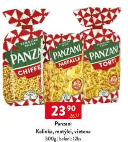 Qanto Panzani Kolínka, motýlci, vřetena nabídka