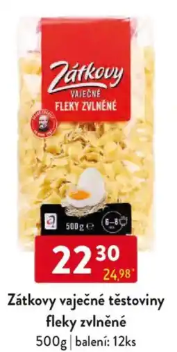 Qanto Zátkovy vaječné těstoviny fleky zvlněné nabídka
