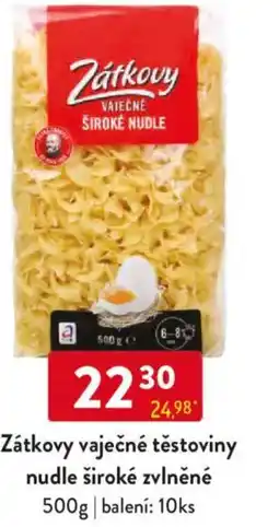 Qanto Zátkový vaječné těstoviny nudle široké zvlněné nabídka