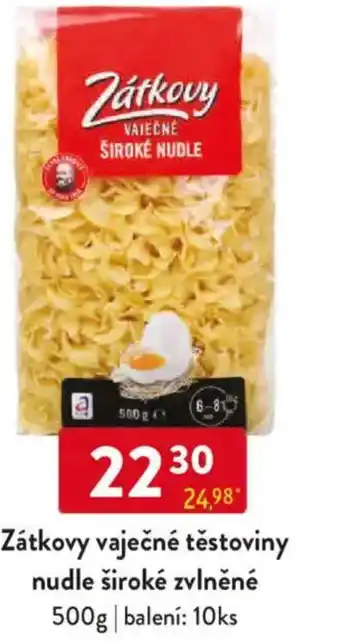 Qanto Zátkový vaječné těstoviny nudle široké zvlněné nabídka