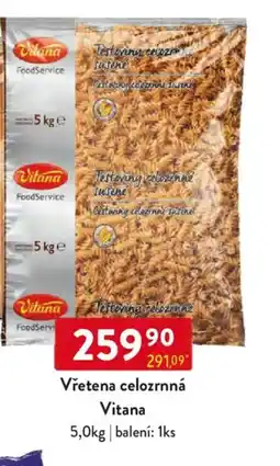 Qanto Vřetena celozrnná Vitana nabídka