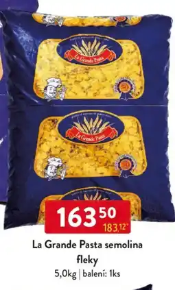 Qanto La Grande Pasta semolina fleky nabídka