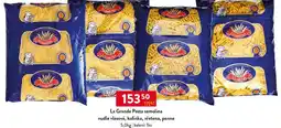Qanto La Grande Pasta semolina nudle vlasové, kolínka, vřetena, penne nabídka