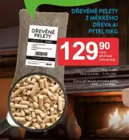 Qanto Dřevěné pelety z měkkého dřeva A1 pytel nabídka