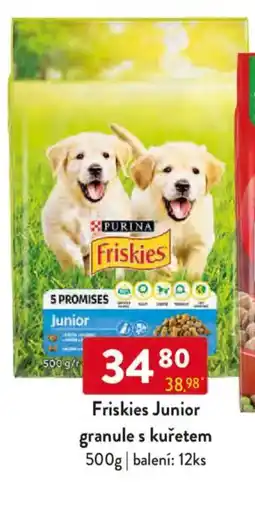 Qanto Friskies Junior granule s kuřetem nabídka