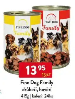 Qanto Fine Dog Family drůbeží, hovězí nabídka