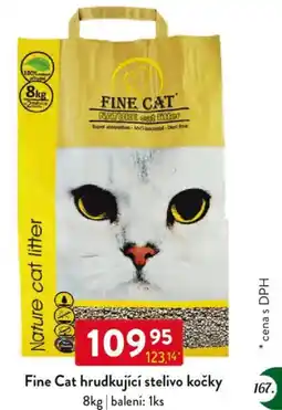 Qanto Fine Cat hrudkující stelivo kočky nabídka