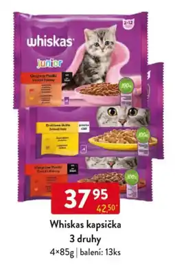 Qanto Whiskas kapsička nabídka