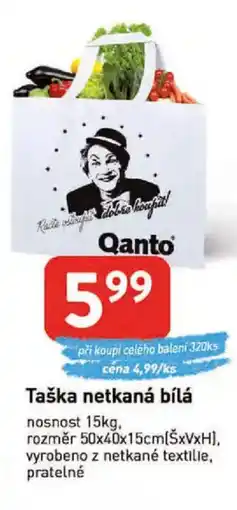 Qanto Taška netkaná bílá nabídka