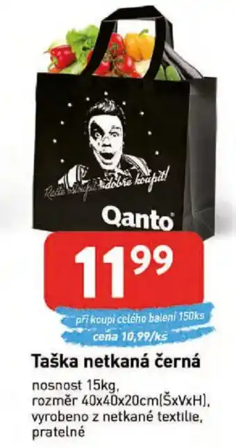 Qanto Taška netkaná černá nabídka