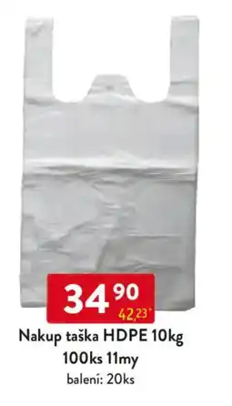 Qanto Nakup taška HDPE 100ks 11my nabídka