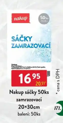 Qanto Nakup sáčky zamrazovací 20x30cm nabídka