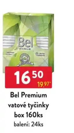 Qanto Bel Premium vatové tyčinky box nabídka