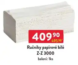 Qanto Ručníky papírové bílé Z-Z 3000 nabídka